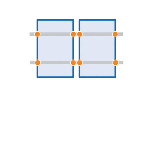 Ballasted PV structure Ballasted PV structure