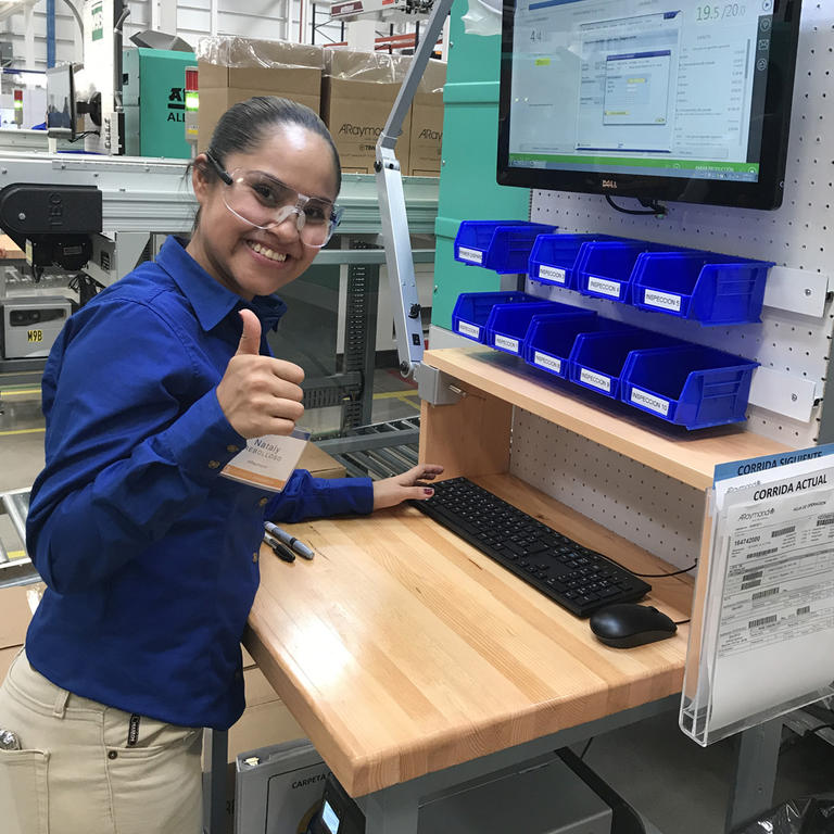 A technician woman A technician woman